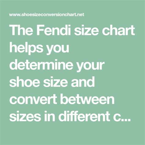 fendi men's size chart|fendi boot size guide.